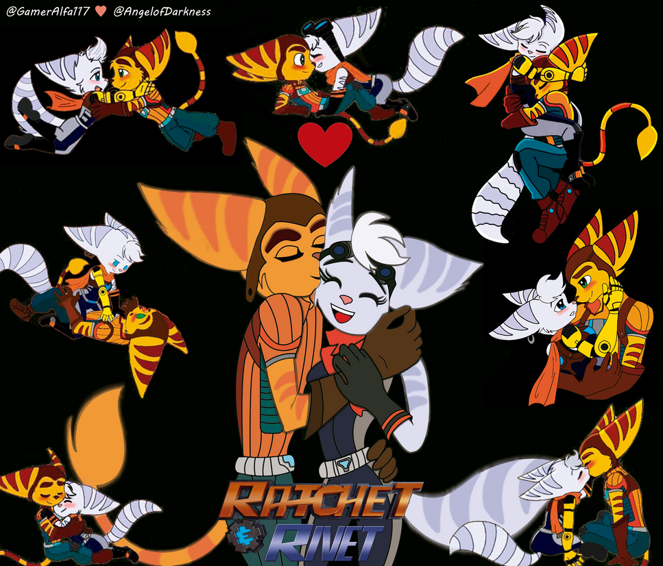 Ratchet x Rivet lovely collage by GamerAlfa117 on DeviantArt