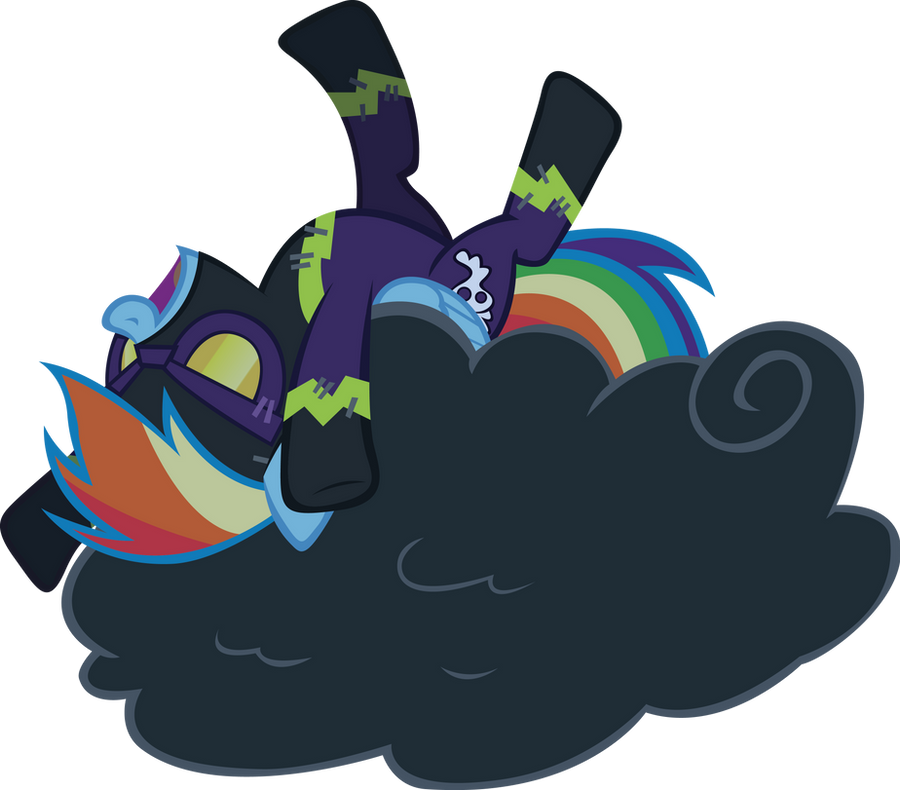 Rainbow Dash Shadowbolt Laugh by RainbowCrab