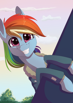 Dashie be smilin'