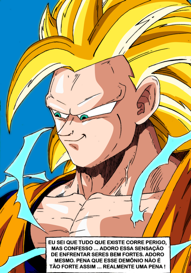 Goku Super Ssj 3- Colorido by Trajano-chan on DeviantArt