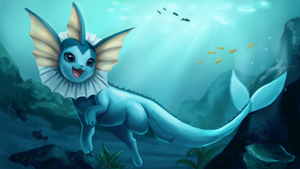 Vaporeon + speedpaint