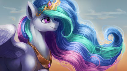 Princess Celestia + speedpaint