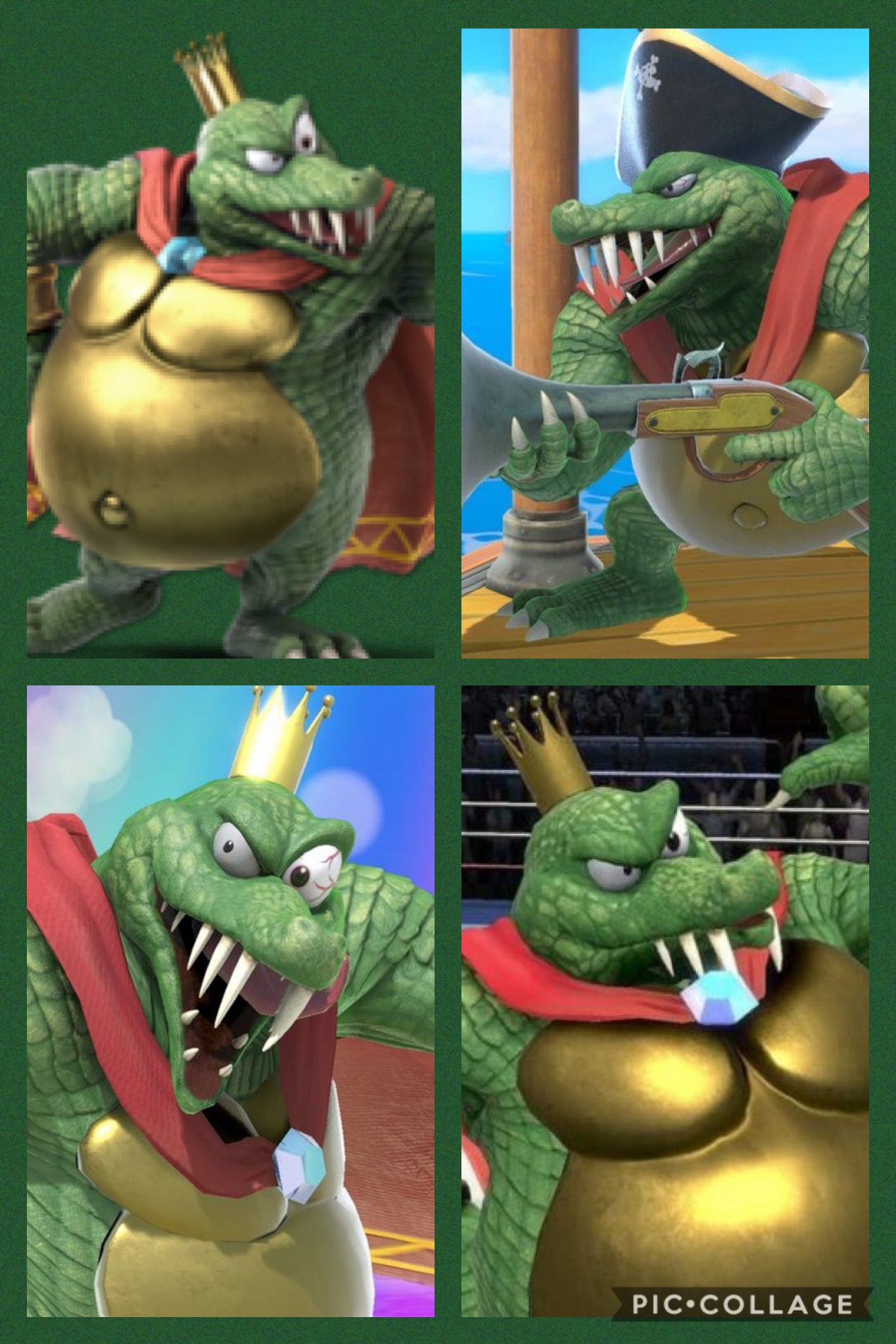 King K. Rool (Collage) by TrinaOctoling07 on DeviantArt