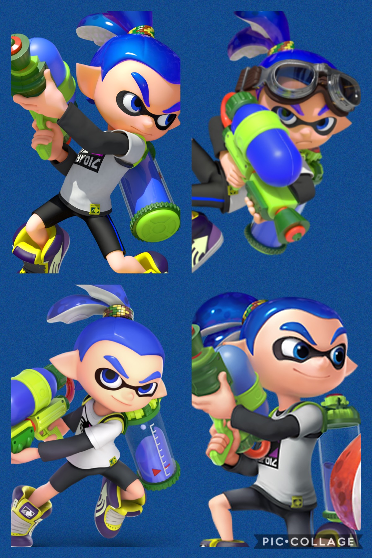 Inkling Boy (Splatoon 1 vers.) (Collage) by TrinaOctoling07 on DeviantArt