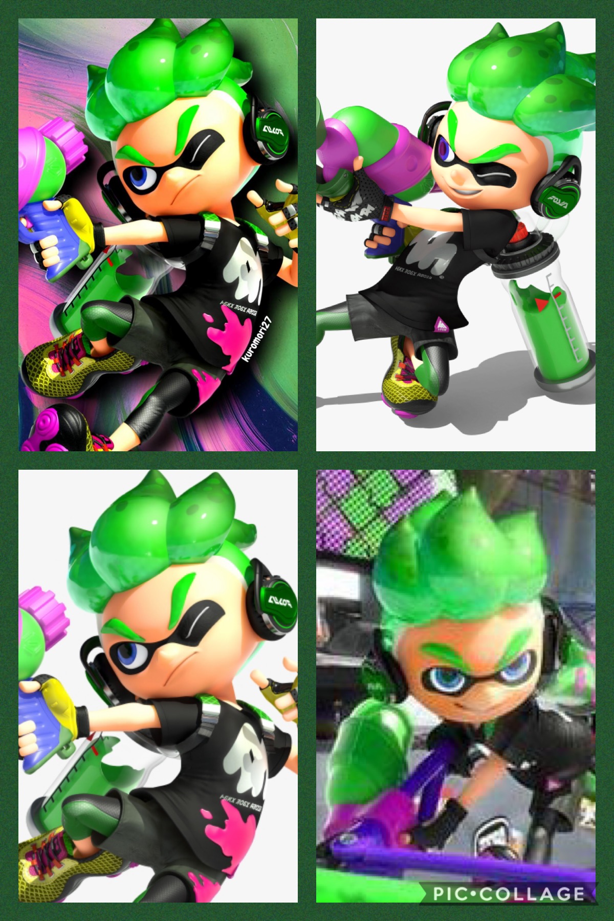 Splatoon 2 Inkling Customization Inkling Boy (Splatoon 2 vers.) (Collage) by TrinaOctoling07 on DeviantArt