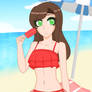 Alice at the beach | OC x Summer Collab