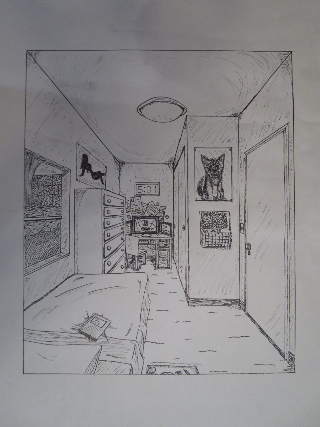 Kuro's Room Perspective by Brie-ations on DeviantArt