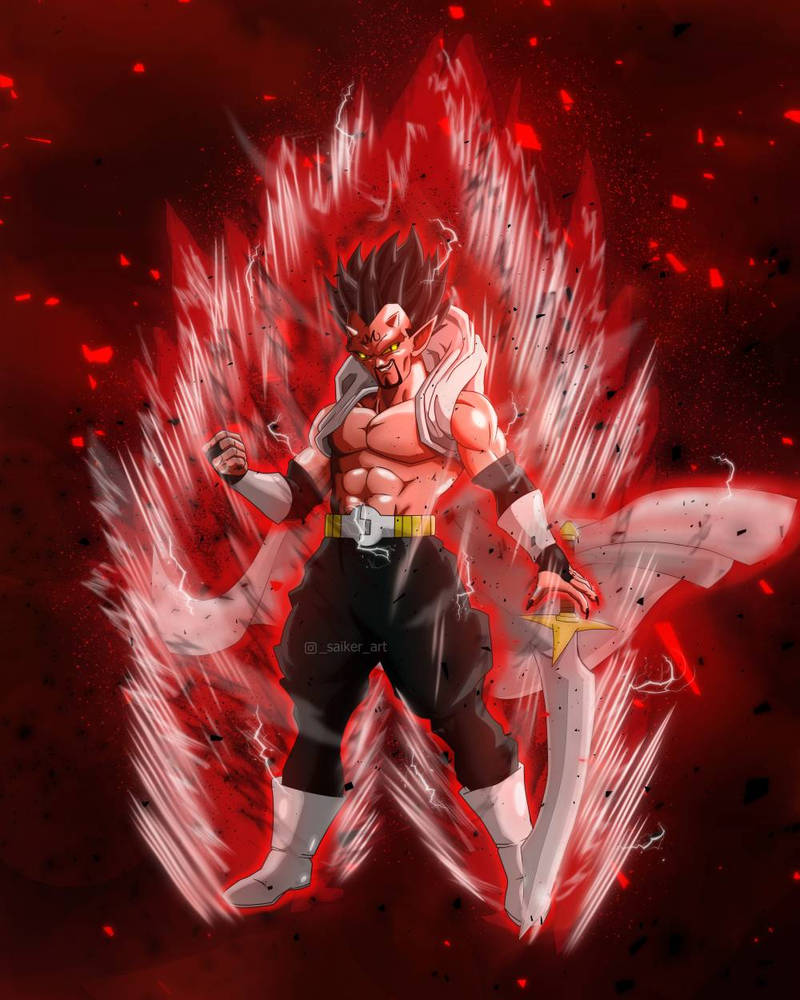 Majin Vegeta Super Saiyan Goku DBZ Anime Fusion Dragon Dragonball