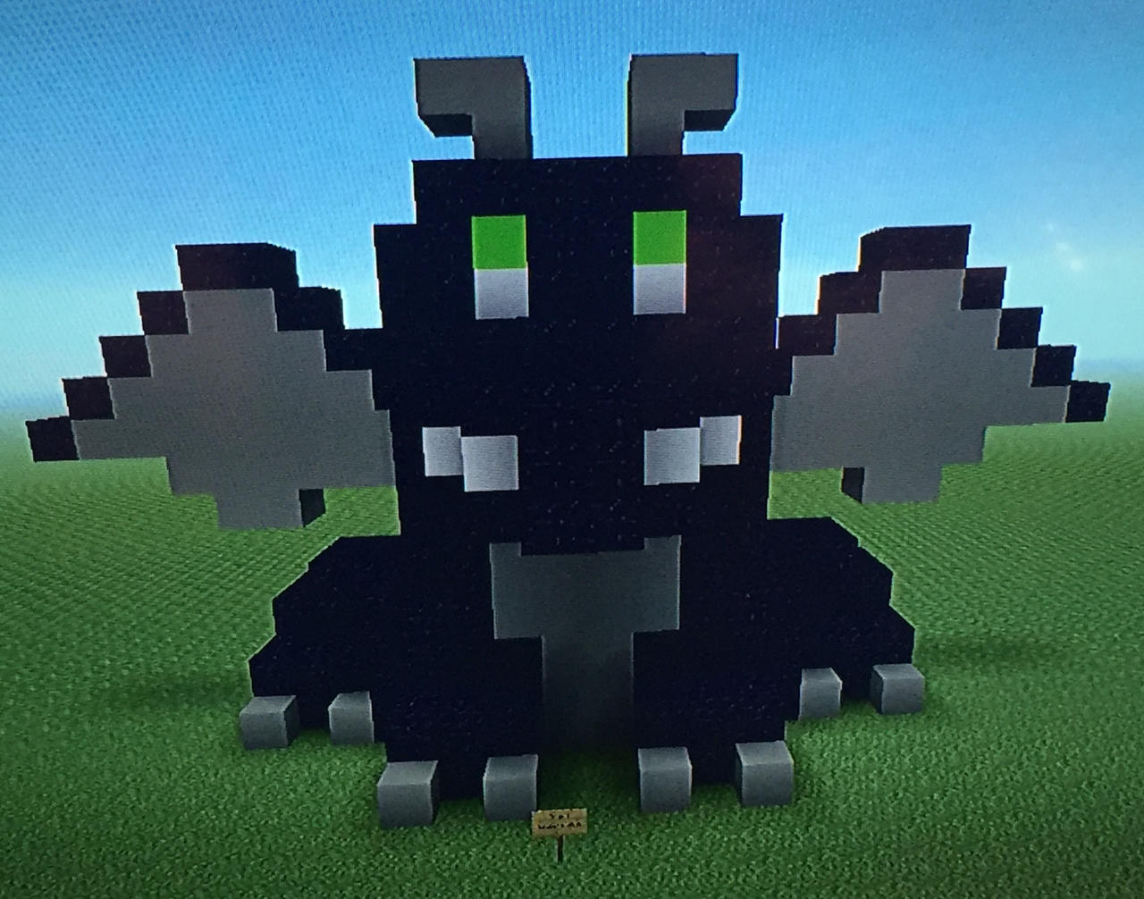 Minecraft Style Dragon Minecraft Dragon by TeamAshArtist on DeviantArt