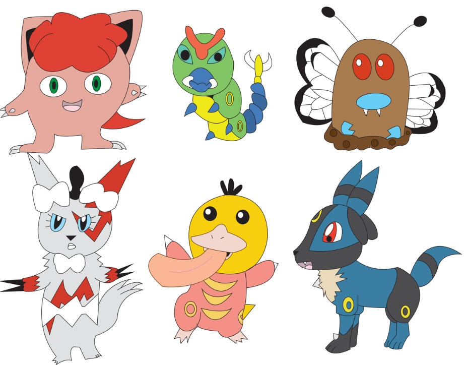 two pokemon in one by TeamAshArtist on DeviantArt