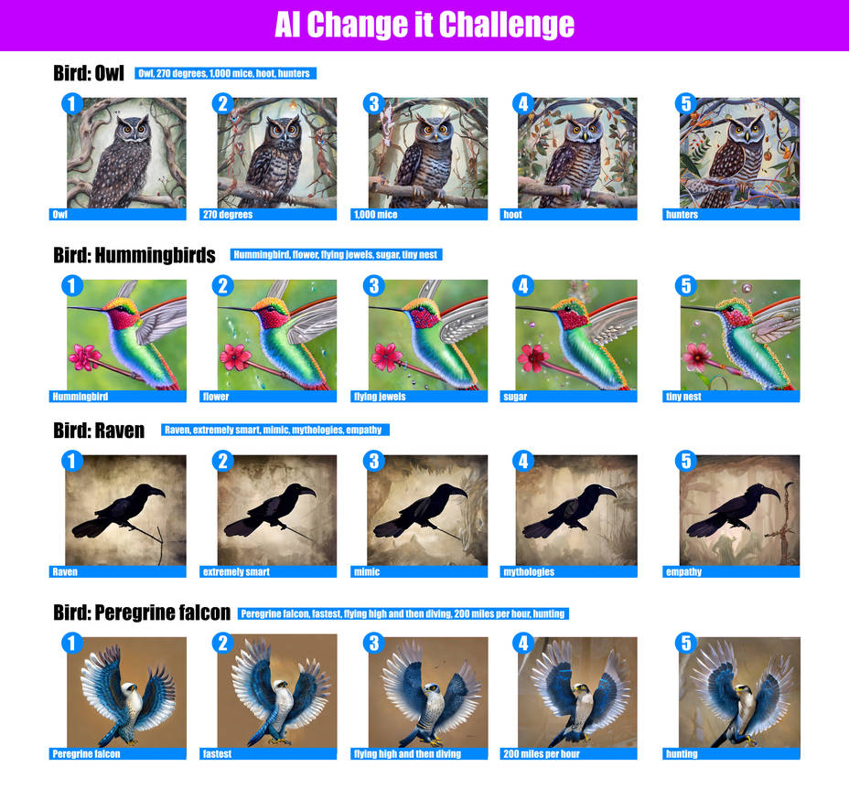 AI Challenge Birds by TeamAshArtist on DeviantArt