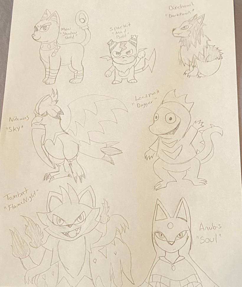 Palworld Characters by TeamAshArtist on DeviantArt