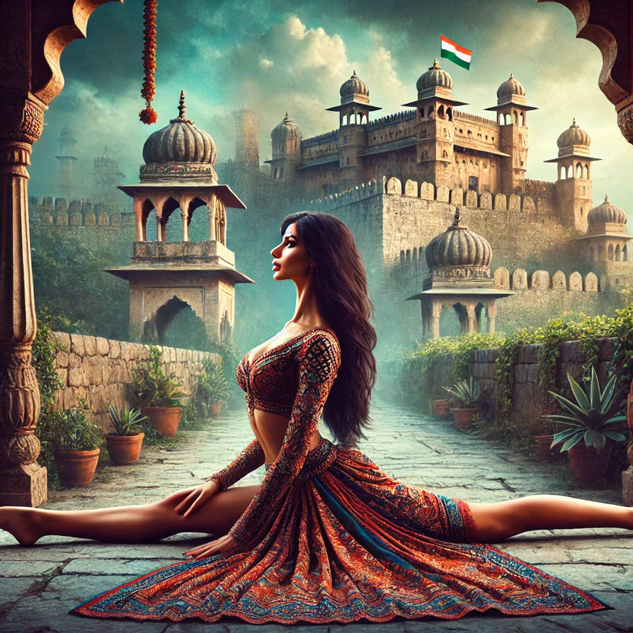Deviantart 360 Young model doing splits in ancient wear by sarathsekhar02 on DeviantArt