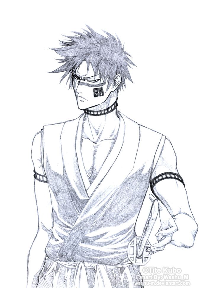 Shuhei Hisagi Drawn By Me ( Reference From The Ln) : R/Bleach