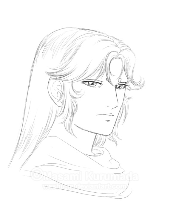 Aries no Mu - Face sketch