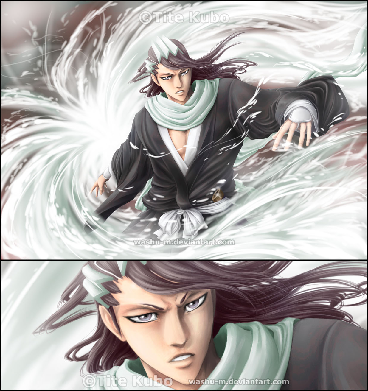 BLEACH - BYAKUYA BANKAI color