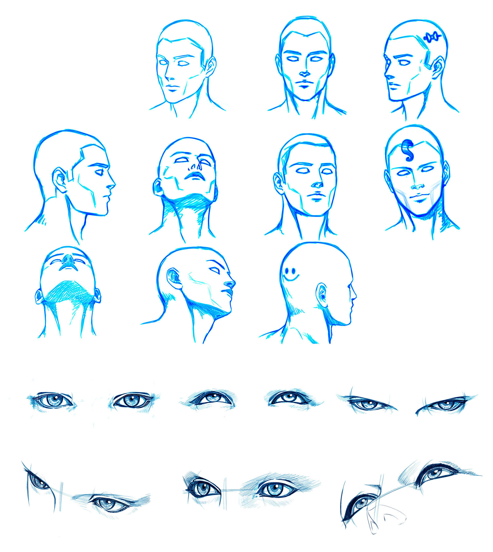 HEAD and EYES angles