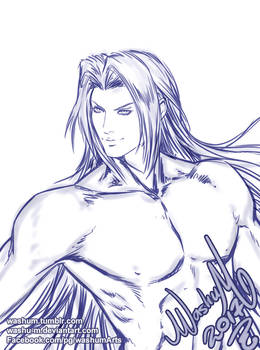 Sephiroth for Sketchtember day05