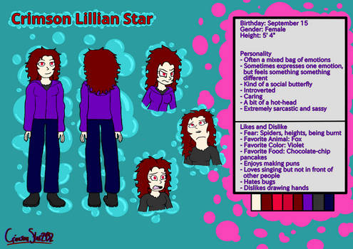 Crimson Lillian Star - Reference Sheet