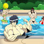 Pool Side Mishap