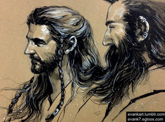 Thorin and Dwalin