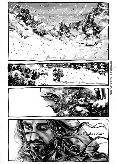 The Hobbit comics: Snow day - part (3)