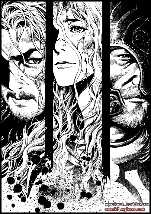 LOTR character illustration (4)