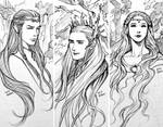 Elf lords of middle-earth