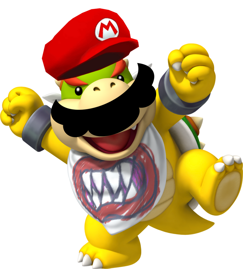 Super Mario: Bowser Jr. 2D by Joshuat1306 on DeviantArt