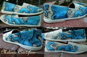 Octopus shoe design.