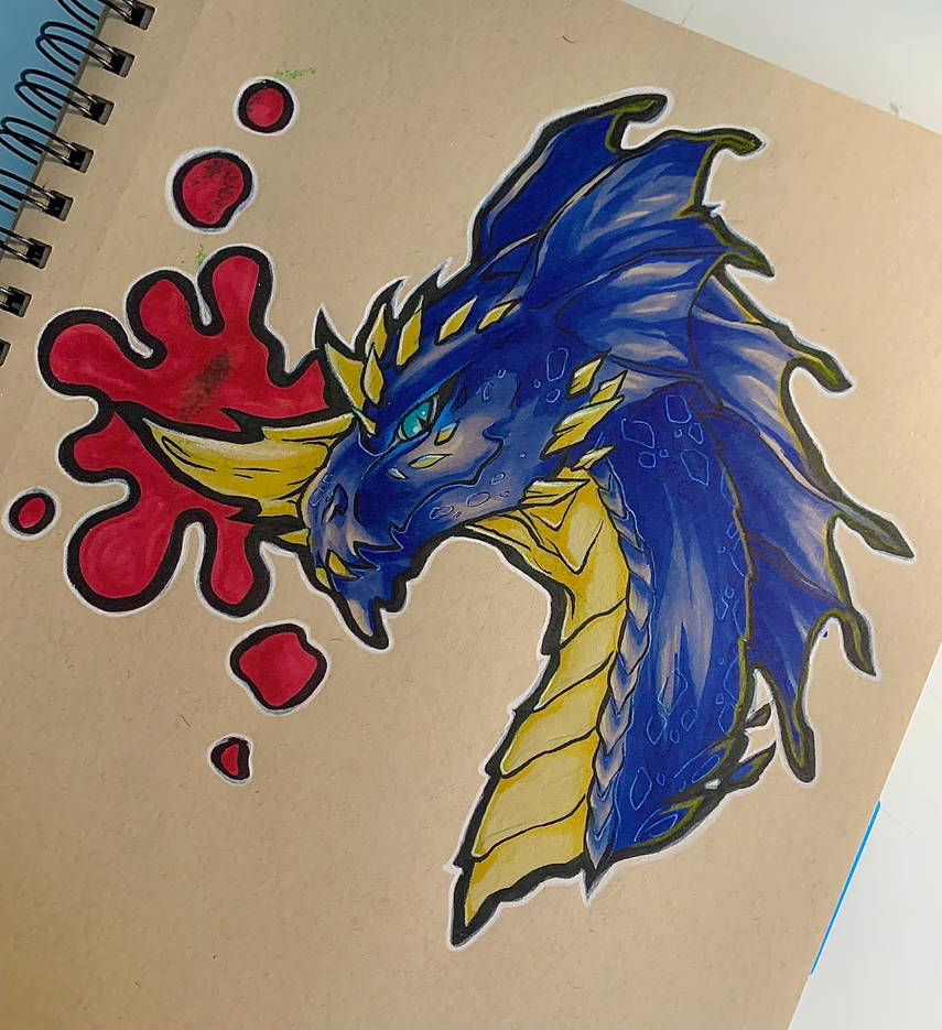 Green Riff Raff Dragon Blue Dragon by itz-riff-raff on DeviantArt