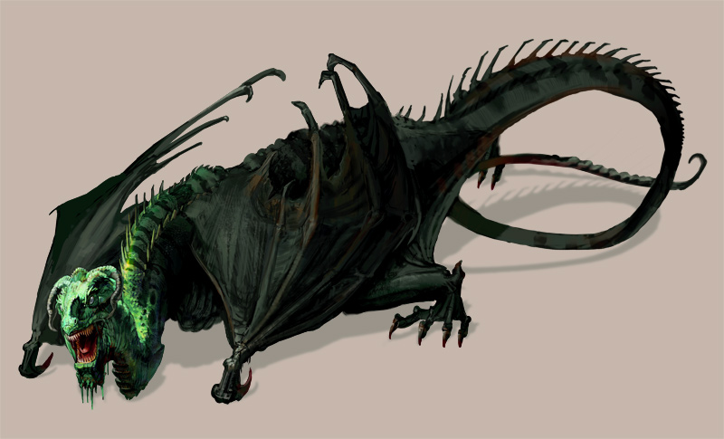 Creature Design - Aging Dragon