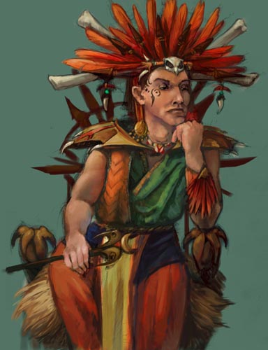 Mayan King, WIP