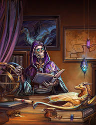 Wizard's Study by thegryph