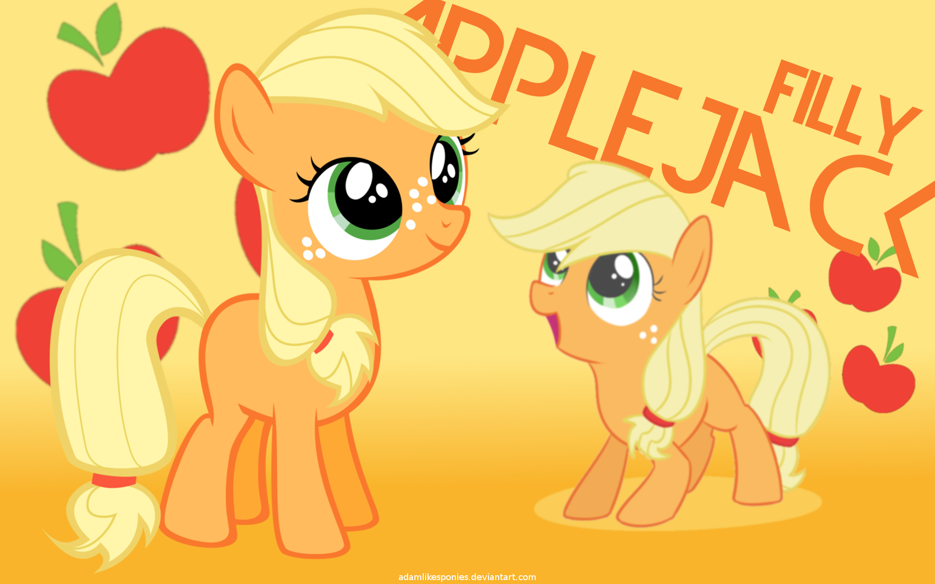 Filly Applejack Wallpaper