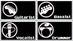Rock Band Stamps 4-in-1 by CalebKun