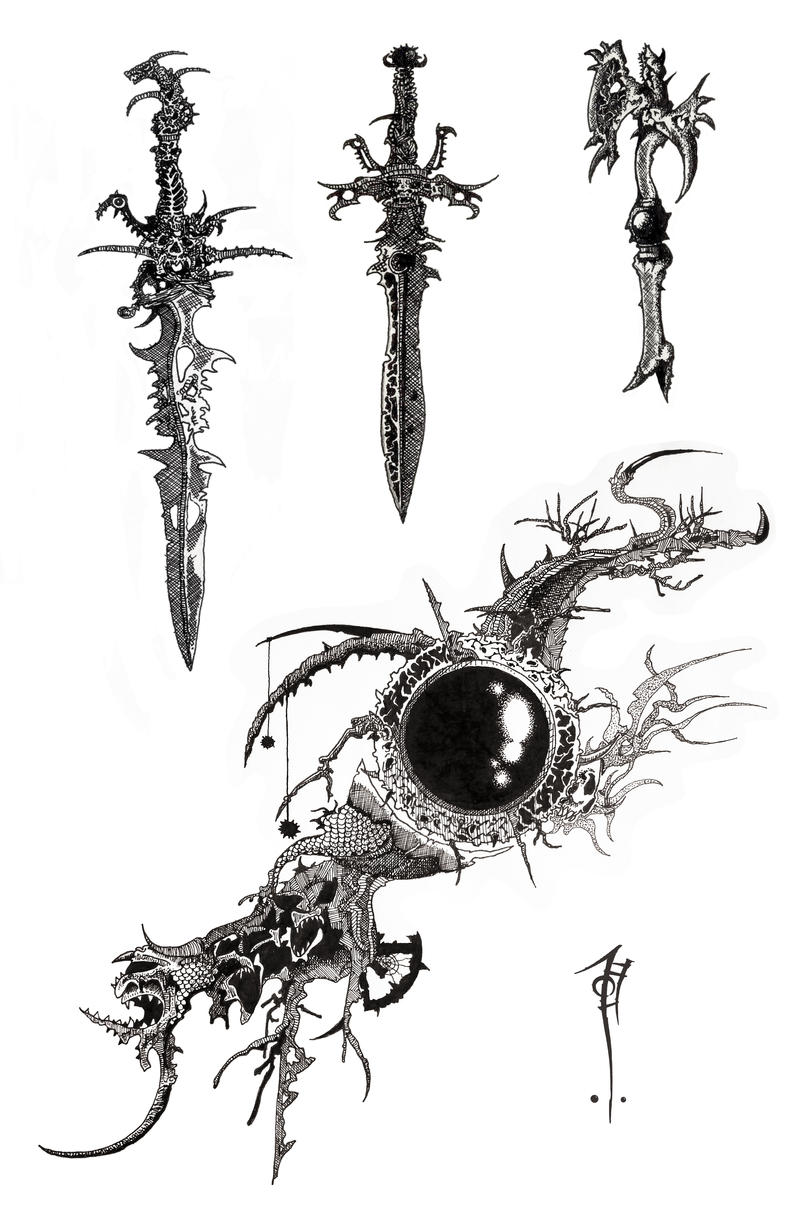 Styles of Chaos weapons 01