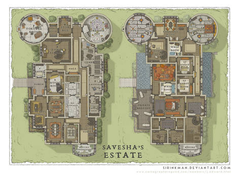 Wizards Academy - Savesha's Estate by SirInkman