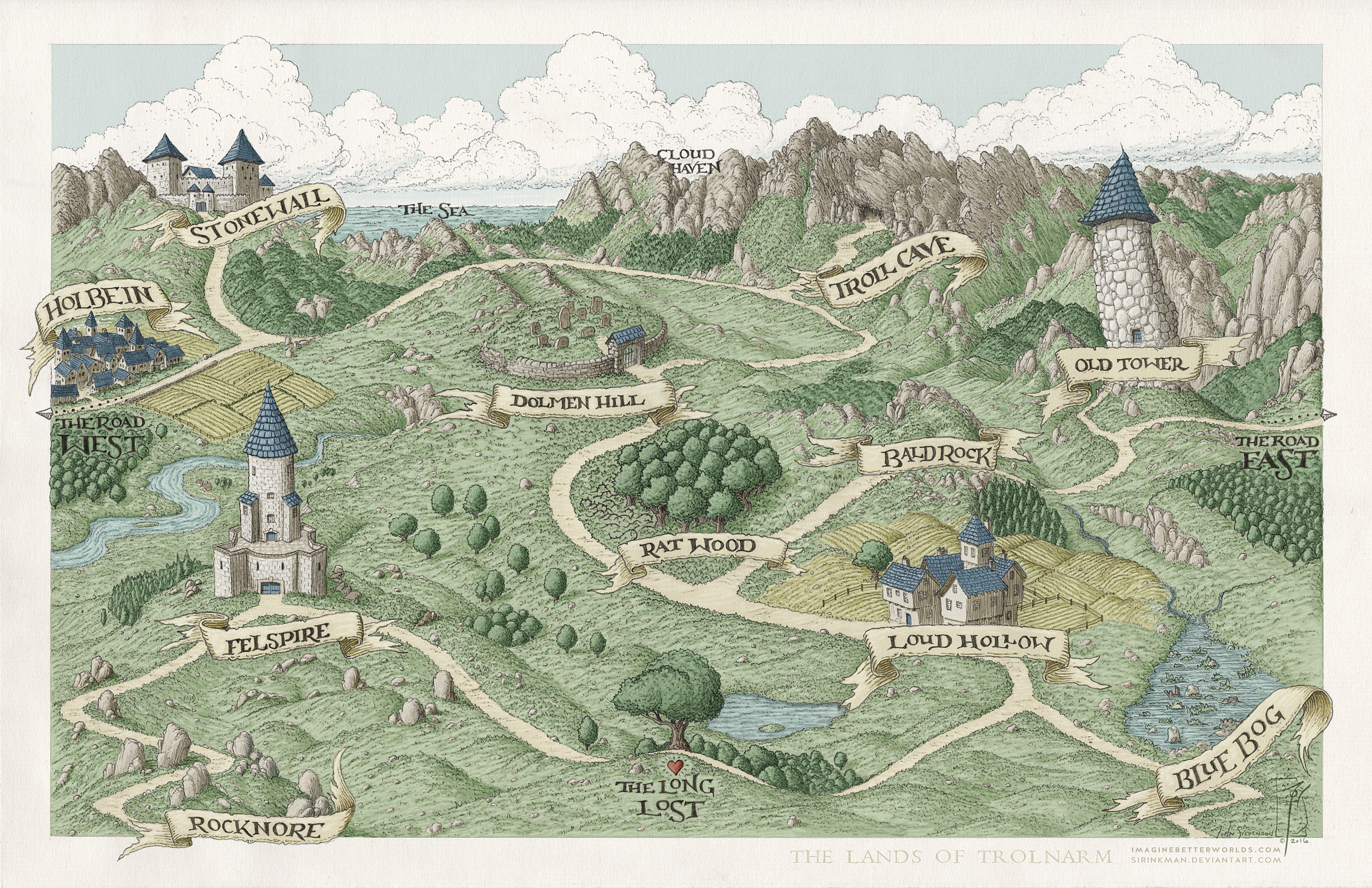 The Lands of Trolnarm by SirInkman