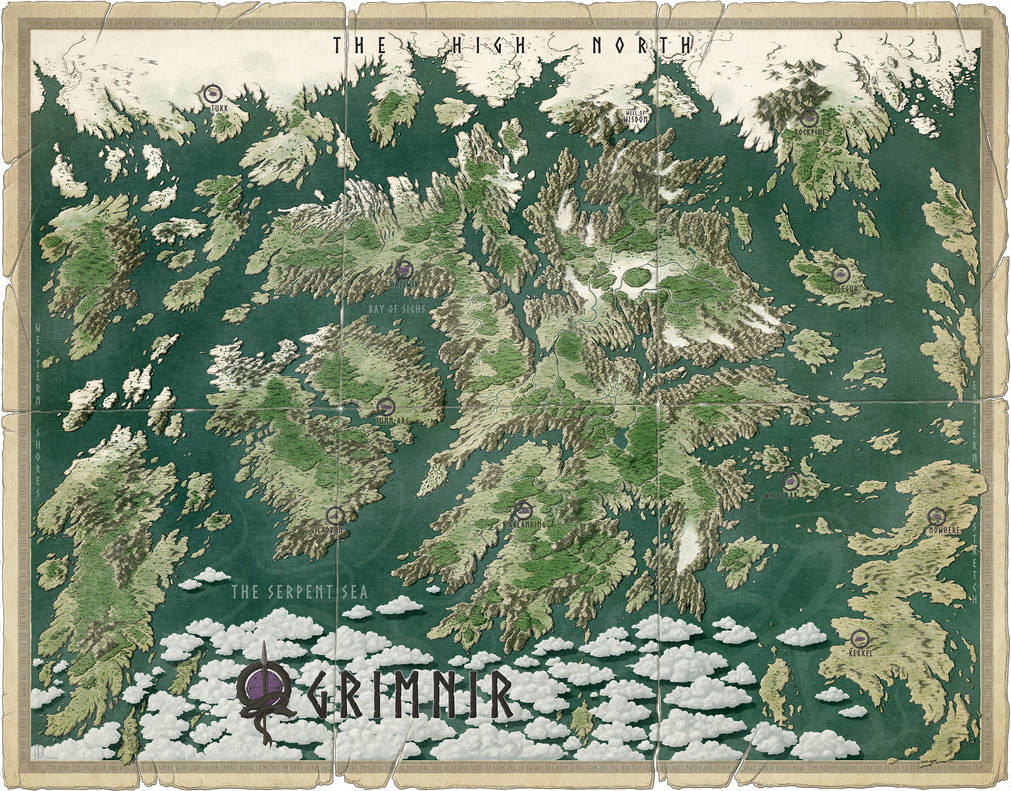 Grimesnil Map Grimnir poster by SirInkman on DeviantArt