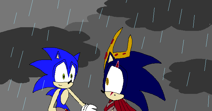 Sonic vs. Shadow (art by JocelynMinions on DeviantArt) : r