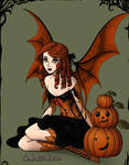 Halloween Fairy by o0oO-araceli-Oo0o