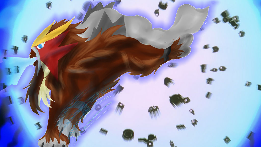 Entei ~ by Zalyms on DeviantArt