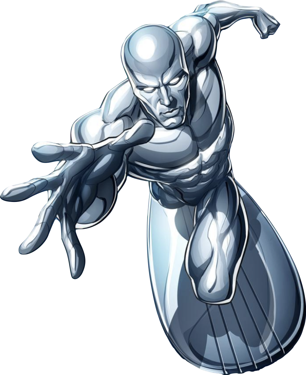 Silver Surfer render V2 by EternalAshen on DeviantArt