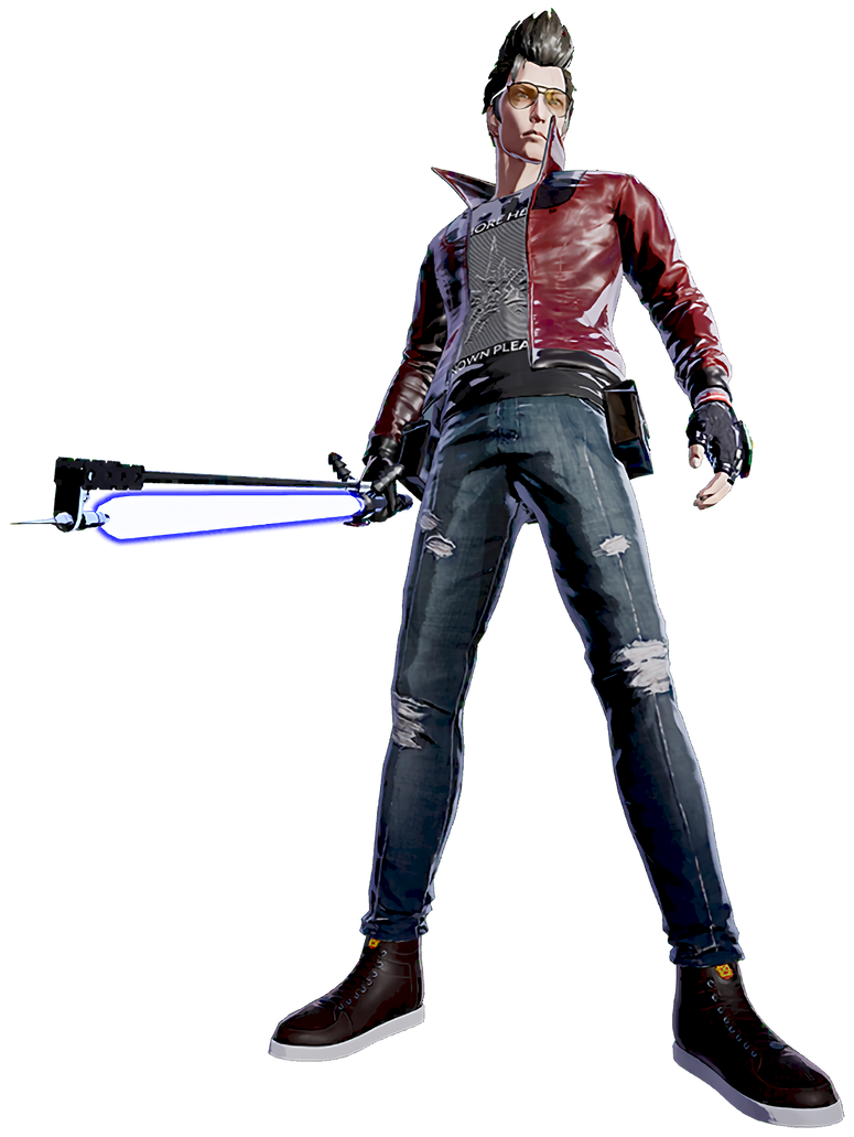 Travis Touchdown render by EternalAshen on DeviantArt