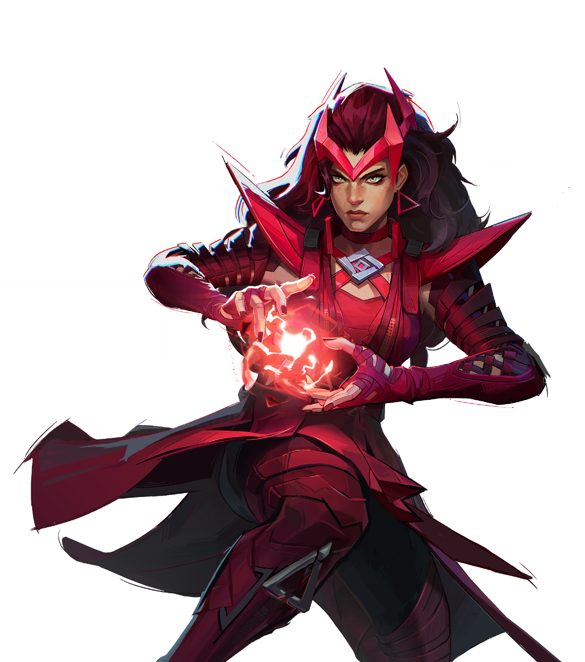 Scarlet Witch (Marvel) render V2 by EternalAshen on DeviantArt