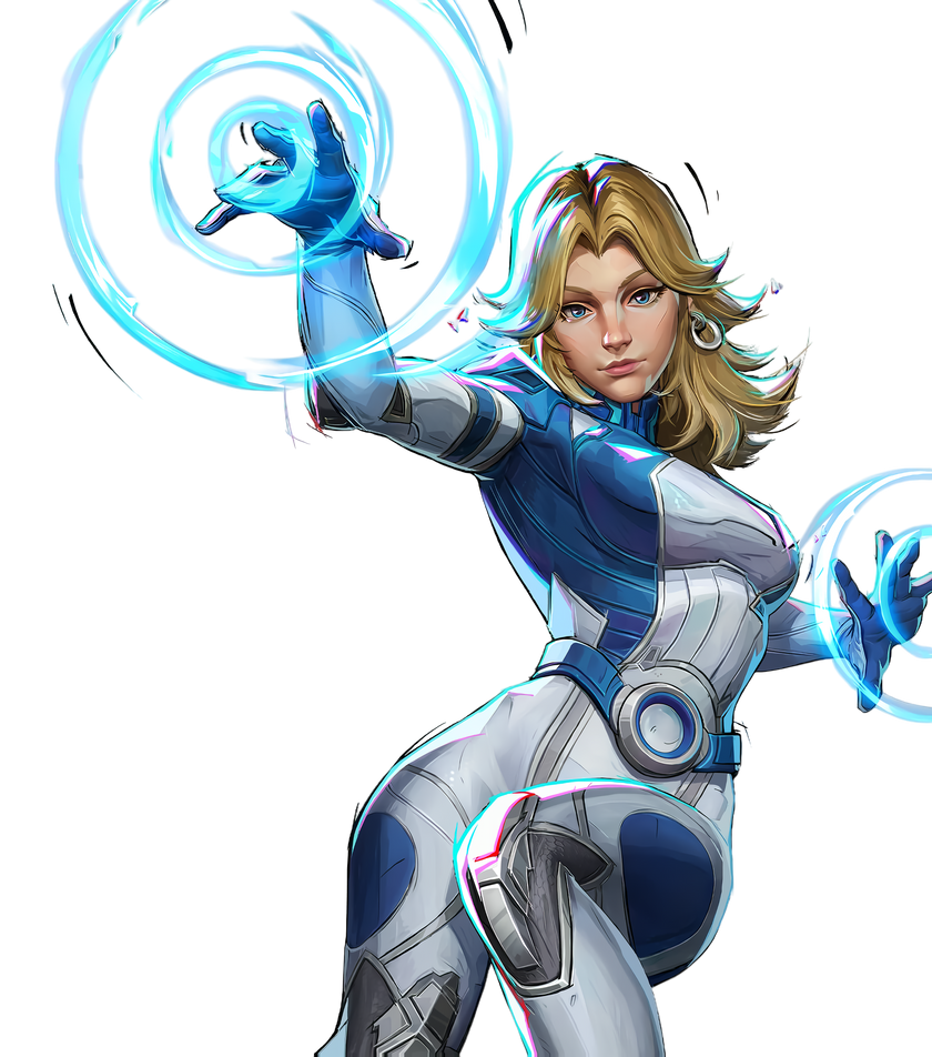 Invisible Woman (Marvel) render V2 by EternalAshen on DeviantArt