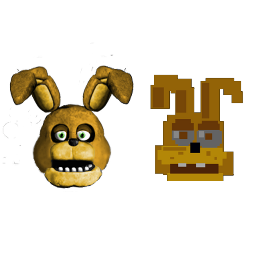 FNaF 4 Minigame Spring Bonnie head Idea by BrickChannelOfficial on ...