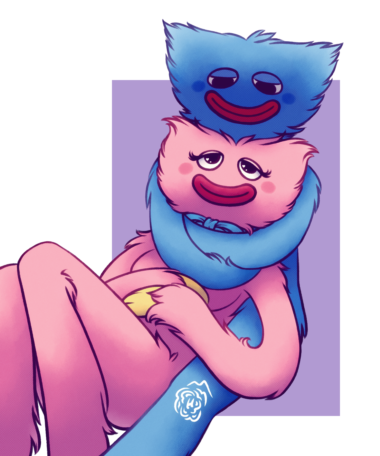 Poppy Playtime: Huggy Wuggy And Poppy by heartsriannabendy on DeviantArt