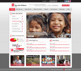 Website for Save The Children